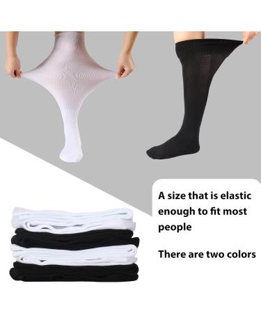 8 Pack Orthopedic Walker Boot Replacement Sock Liners - Seamless Pressure Socks for Air Cam Walkers and Fracture Boot Casts - Unisex High Top - Buy Online on GoSupps.com