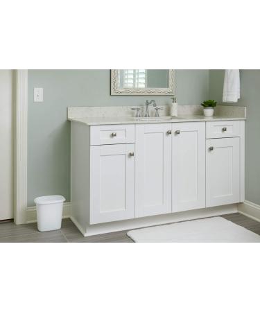 Rubbermaid 5.7L Vanity Wastebasket + Glad White Garbage Bags (15 litres) with Febreze Fresh Clean Scent - Buy Online on GoSupps.com