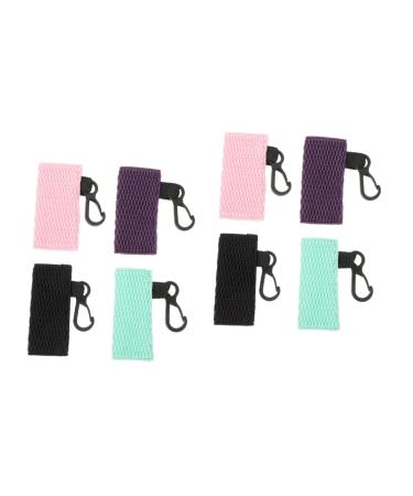 PRETYZOOM 8 Pcs Lip Gloss Cases Women's Lipstick Keychains Lipstick Pouch Lip Protector Keychains