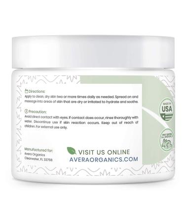 Natural Face & Body Cream Moisturizer Organic Aloe Vera Lotion for Dry Skin Eczema & Psoriasis (4 oz) - Shop Now - Buy Online on GoSupps.com
