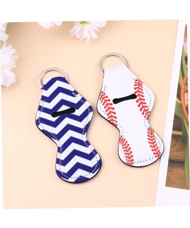  MERRYHAPY MERRYHAPY 5Pcs Wrist Key Ring Lip Gloss For Girls Clear Lip Gloss Neoprene Key Ring Lip Balm Keychain Key Rings For Women Handbag Hanging - Buy Online on GoSupps.com