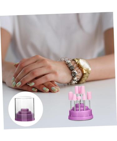 Beaupretty Drill grinding head storage box nail drill bits drill bits display nail drill bit container nail bit Nail Salon Nail Tools Holder Drill Bits Storage Holder base small pp Storage - Buy Online on GoSupps.com