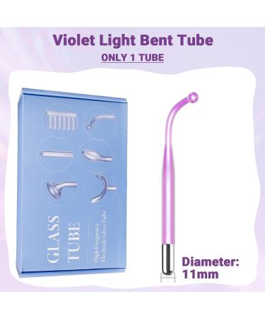Bent Tube Spare Argon Glass Attachment for UUPAS High Frequency Facial Wand - Buy Online on GoSupps.com