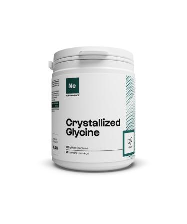 100% Pure Crystallized Glycine - 120 Capsules - Collagen Synthesis - Improves Sleep Quality - Preserves and Strengthens Joint Health | Nutrielement By Nutrimuscle