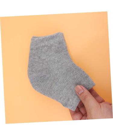 minkissy 6 Pairs Rough Calluses Socks Gel Spa Socks Mens Sock Heel Protector Socks Women Socks Toeless Spa Socks Heel Sleeves Socks for Men Gel Socks Men and Women Casual Socks Breathable - Buy Online on GoSupps.com
