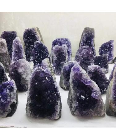 Crystals Stones Natural Purple Quartz Crystal Stone Geode Brazil Amethyst Cluster 200G-2000G for Decoration JIZTGEDM (Color : Dark Gray) - Buy Online on GoSupps.com
