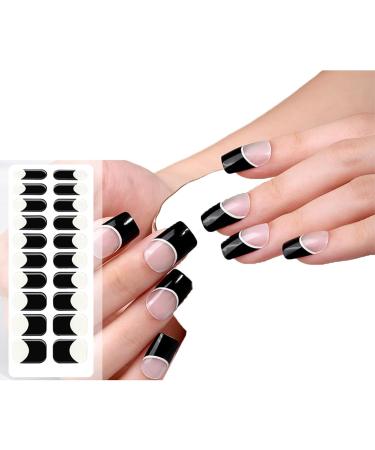 French Gel Nail Stickers Realistic Nail Art with UV Lamp Semi Cured Adhesive for Women UV Curing Nail Wraps Bss0238 - Buy Online on GoSupps.com