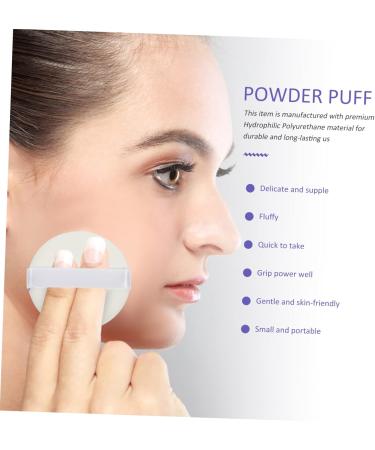 POPETPOP 5 Sets Puff Round Sponges for Foundation Puffs for Foundation Puffs Mineral Makeup Loose Powder Makeup Pads Miss Hydrophilic Non-latex Absorb Water Purple Beauty Powder - Buy Online on GoSupps.com