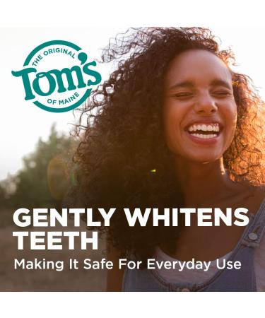 Tom's of Maine Activated Charcoal Whitening Toothpaste with Fluoride - Peppermint Flavor 4.7 oz | International Shipping Available - Buy Online on GoSupps.com