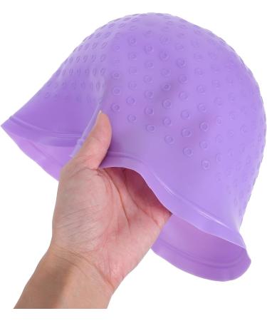 Vaguelly Bonnet M ches en Silicone R utilisable Violet Crochet Int gr Outil de Coloration Pr cis pour Salon et Usage Maison Bonnet de Teinture pour M ches Professionnelles - Buy Online on GoSupps.com