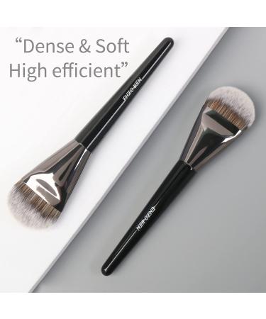 Enzo Ken Flat Foundation Brush | Large Liquid Makeup Brush for Blusher Bronzer & DIY Facial Masks - 6.5in Wide Cream Contour Brush - Buy Online on GoSupps.com