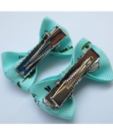 Chenkou Craft 50pcs/25pairs Puppy Yorkie Dog Hair Bows with Clips - Mix Colors & Patterns | Pet Grooming Accessories - Buy Online on GoSupps.com