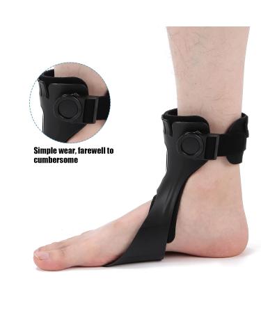 Lightweight Drop Foot Brace Orthosis for Hemiplegia - Left Foot Support for Stroke Recovery - Improved Balance & Mobility - Buy Online on GoSupps.com