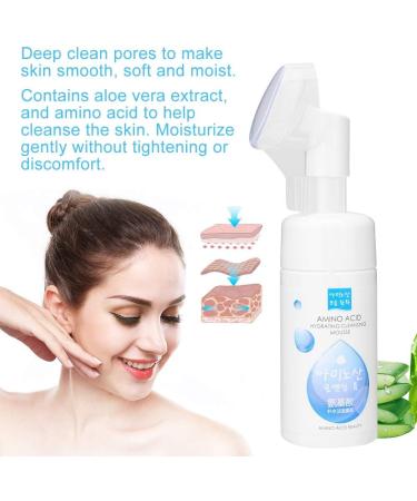 Qukaim Face Cleanser Amino Acid Face Foaming Cleanser 120ml Pores Cleaning Makeup Removal - Buy Online on GoSupps.com