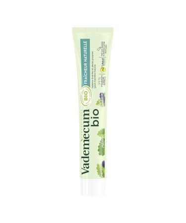 Buy Vademecum Bio Certified Toothpaste | Natural Fresh Mint Flavor | Vegan Formula | 75ml Tube | 99% Natural Ingredients - International Shipping Available - Buy Online on GoSupps.com