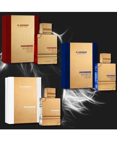 Al Haramain Amber Oud Ruby Edition Bleu Edition & White Edition EDP - 60ML (2.0 Oz). (Value Pack) - Buy Online on GoSupps.com