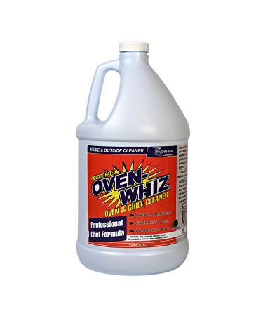 Oven Whiz Cleaner, Oven and Grill Cleaner, Concentrated Professional Chef Formula, Removes Grease, Carbon and Fat Deposits, By FryOilSaver Co. 1 Gal. (128 oz.) 1 Gal (1 Pack)