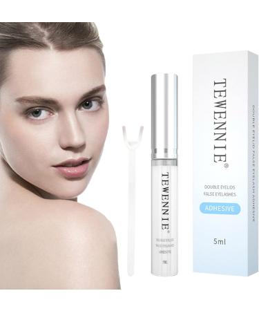 Double Eyelid Cream | Eyelash Glue Enhancers Lash Adhesive - Strong Hold Individual Lash Adhesive Waterproof Long-Lasting Individual Eyelashes Clear Glue for Women. 5 Ml - Buy Online on GoSupps.com