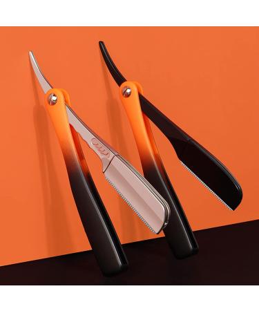 Professional Hair Cutting Blade - Foldable Hairstone Trimmer with Straight Edge | Durable Gradient Alloy for Hairdressers - Silver - Buy Online on GoSupps.com