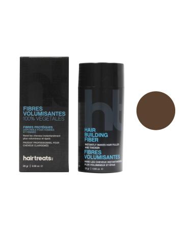 Hair Treats Hair Building Fiber | Natural Plant Protein Fiber Ideal for Both Men and Women | Color: Light Brown (28 gr)