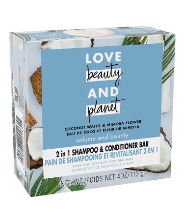 Love Beauty And Planet Volume & Bounty Shampoo Bar Coconut Water & Mimosa 4.0 oz - Buy Online on GoSupps.com