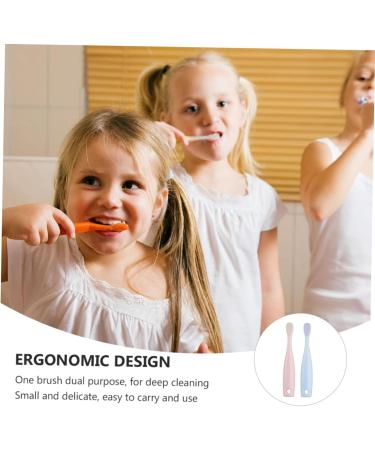 Minkissy 6 Pack Baby Training Toothbrush Set | Gentle Detergent PP Toothbrush & Bite Ring | Ideal for Infant Oral Care | International Shipping Available - Buy Online on GoSupps.com