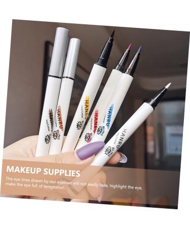 FRCOLOR 6pcs Waterproof Eyeliner White Makeup Eye Makeup Eyeliner Pen Liquid Eyeliner Miss Cosmetics Lasting - Buy Online on GoSupps.com