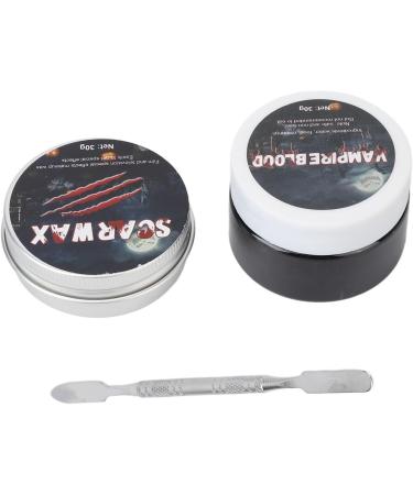  Shanrya Scar Wax Coagulated Blood Kit Safe Real Effect Scar Wax 30g for Cosplay - Buy Online on GoSupps.com