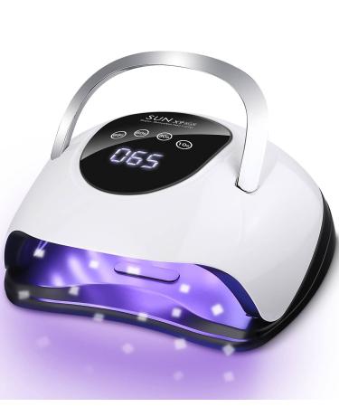 220W UV LED Nail Lamp LED UV Lamps for Gel Nails with 4 Timers Professional Nail Dryer for Gel Polish Fast Dry Gel Light Nail Dryer