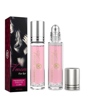 Vingtank Pheromones Perfumes for Women Long Lasting Roll on Pheromone Perfume to Attract Men Enhance Charm & Confidence(2Pcs x 0.35 oz)