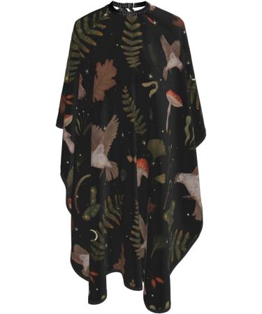 Shop Professional Navajo Haircut Cape - Adjustable Hairdresser Apron with Mushrooms & Birds | International Shipping Available - Buy Online on GoSupps.com