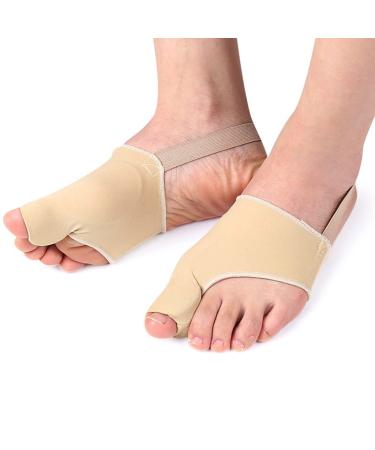 Bunion Corrector for Women and Men  Comfortable Bunion Toe Separator Orthopedic Bunion Splint for Hallux Valgus Relief and Toe Straightening  Bunion Relief Day/Night Beige