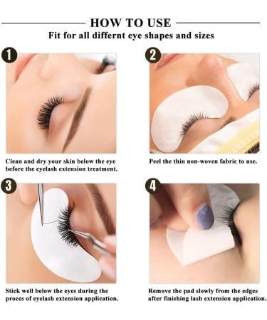 60 Pairs Lint-Free Eye Gel Pads for Eyelash Extensions - Pro Salon & Individual Use - Buy Online on GoSupps.com