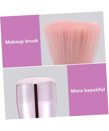 NOLITOY Mushroom Head Makeup Brush | Fluffy Face Powder & Cheek Brush | Triangle Body Brush | Portable Pink Beauty Tool - Buy Online on GoSupps.com