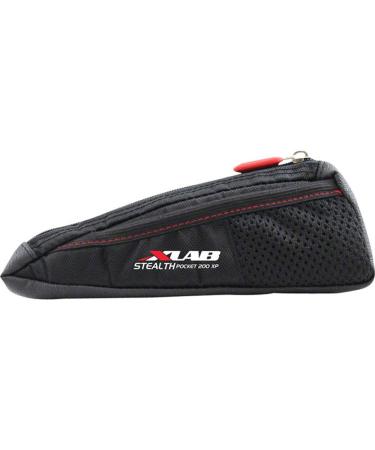 XLAB Stealth Pocket 200 XP  Bolt On Aerodynamic Top Tube Bag with Exterior Mesh Pockets for Triathlon and Gravel Bikes