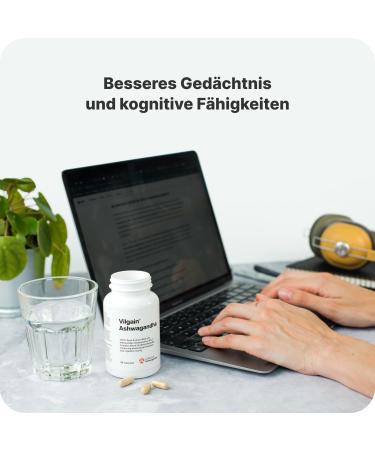 Vilgain Ashwagandha KSM-66 | Anti-Stress & Memory Support | 90 Capsules | Boost Physical Performance - Buy Online on GoSupps.com