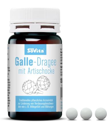 Sovita Bile Dragee with Artichoke | Traditional Herbal Digestive Relief | 120 Dragees - International Shipping Available - Buy Online on GoSupps.com