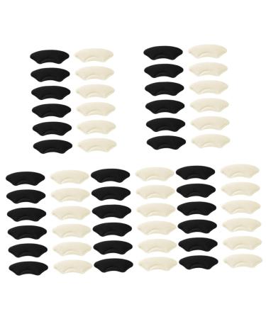 NOLITOY 30 Pairs Heel Sticker Half Size Pad Cushion Bandages Womens Shoe Insoles Block Heels for Women Boot Liner Imitation Leather Sponge Double-Sided Adhesive Self-Adhesive