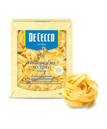 De Cecco Fettuccine Egg Pasta n. 303 (500g) - Buy Online on GoSupps.com