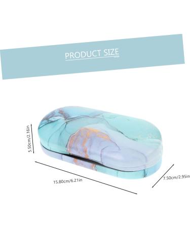 Healeeved Double-Layer Glasses Case & Multi-Purpose Contact Lens Holder - Portable Travel & Sunglasses Storage Solution - Buy Online on GoSupps.com