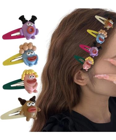 xbiez Devil Hair Clip Adorkable Y2K Gorgeous Adorkable Hairpin 2000s Girls Hairpin Photo Props Accessories Coffee color - Buy Online on GoSupps.com