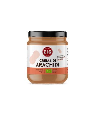 ZIG - Organic Peanut Cream - Single Ingredient, 100% Peanuts 1kg