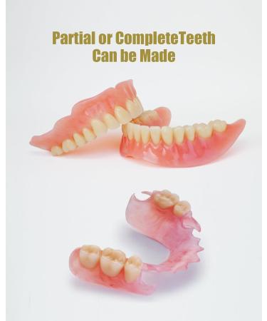 DIY Denture Fake Teeth - Temporary Top & Bottom Teeth for All Situations | Easy & Convenient - Buy Online on GoSupps.com