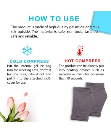 Hot and Cold Hand Therapy Gloves - Ice Pack Mittens for Arthritis and Carpal Tunnel Pain Relief (Grey) - Buy Online on GoSupps.com
