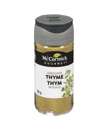 McCormick Gourmet (MCCO3) New Bottle Premium Quality Natural Herbs & Spices Ground Thyme 28g