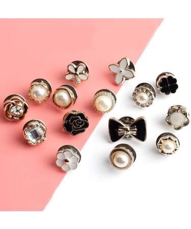 20Pcs Women's Enamel Shirt Brooch Pins for Coat Dress Decoration - Buy Online on GoSupps.com