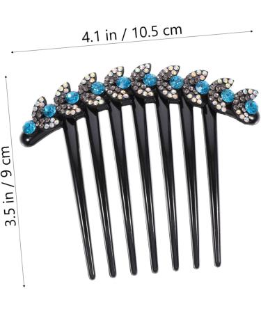 DOITOOL Issue Card Side Comb Hair Clip Hair Bun Clips Teasing Combs Bridal Hair Clips Boho Metal Hair Combs Accessories for Women Bun Diy Tiara Wedding Hairpin Rhinestones Miss - Buy Online on GoSupps.com