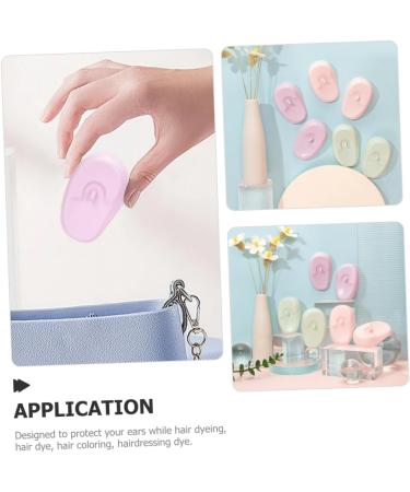 Didiseaon Ear Protective Cover 3 Pairs Hair Salon Oil Earmuffs Silicone Ear Protectors for Salon Bathing Ear Protector Ear Covers for Hair Dryer Hair Dye Ear Shield Supplies Silica Gel Tab - Buy Online on GoSupps.com