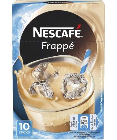 Nescaf Frapp - Coffee Drink - Box of 10 Sticks - Pack of 10 Boxes (100 Sticks) - Buy Online on GoSupps.com