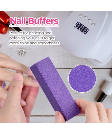 TsMADDTs Nail Files & Buffer Kit - 12 Professional Manicure Tools, 100180 Grit, White - Buy Online on GoSupps.com
